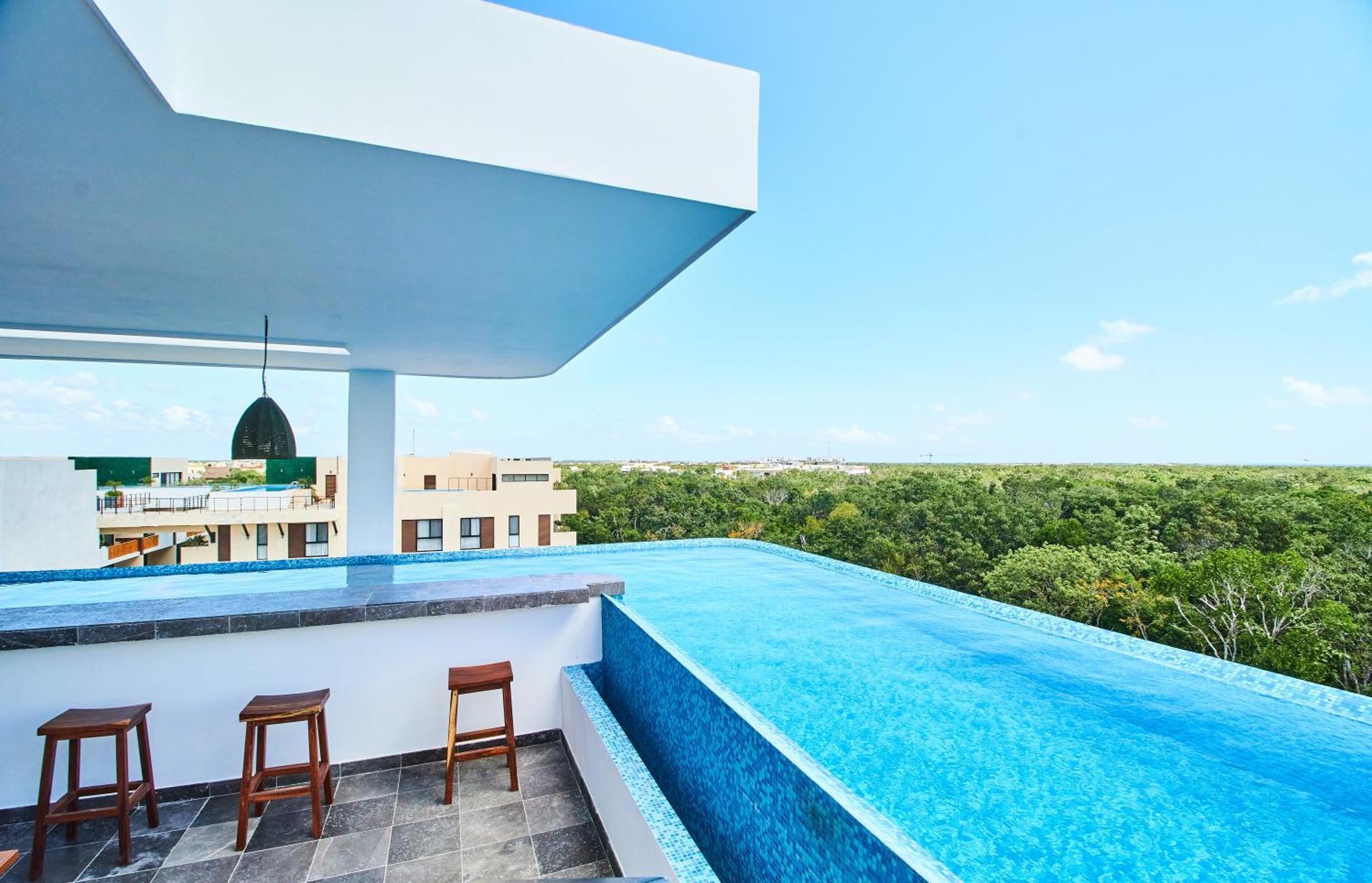 Апартаменти Luxury Penthouse With Private Pool In Aldea Zama Тулум Екстер'єр фото