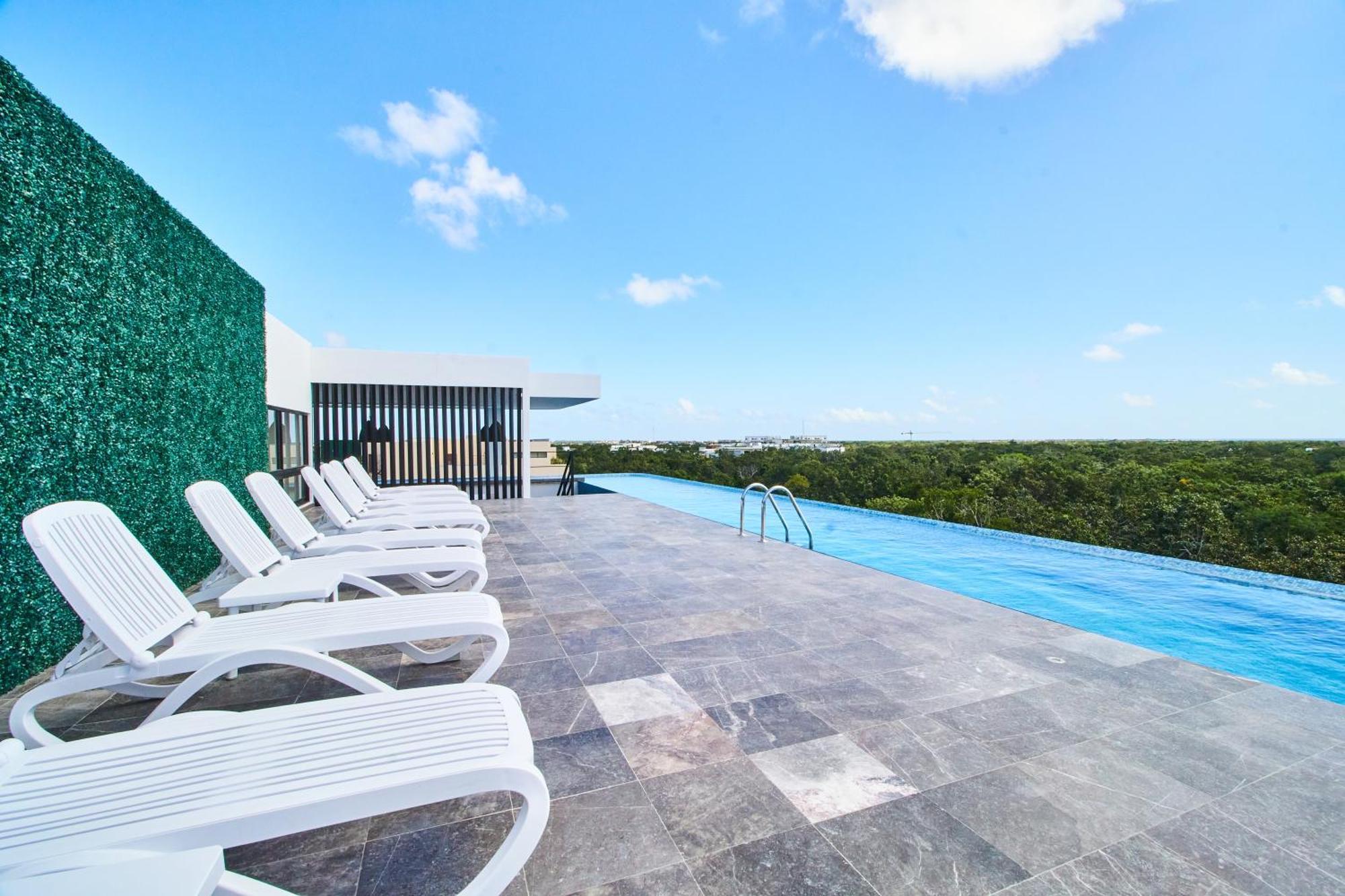Апартаменти Luxury Penthouse With Private Pool In Aldea Zama Тулум Екстер'єр фото